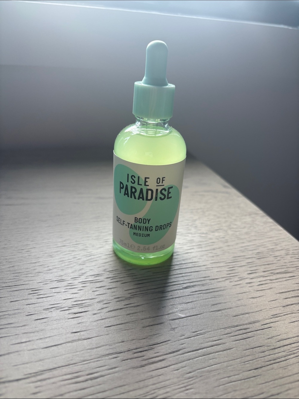 Isle of Paradise Green Self-Tanning Drops for Kids Skin & Hair